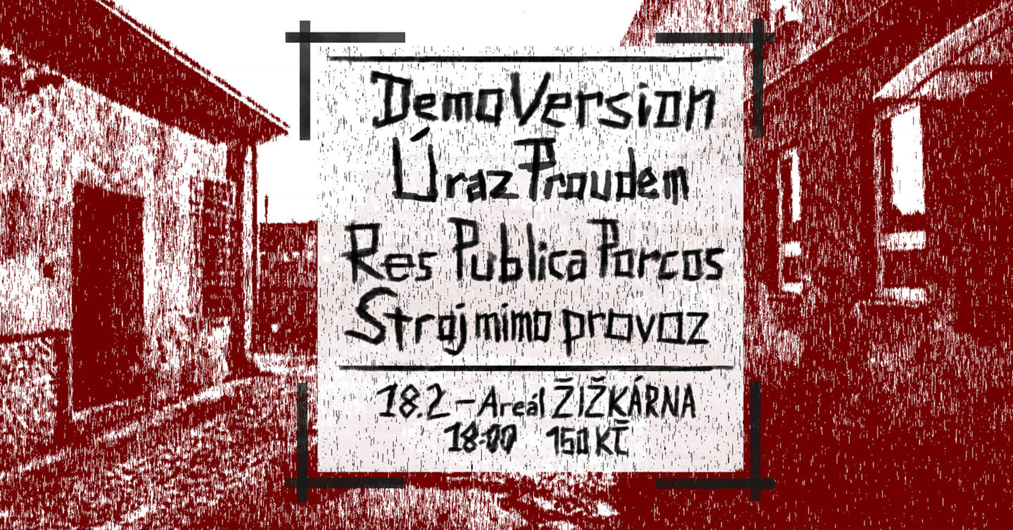 plakát k akci Punkový večer v Žižkárně