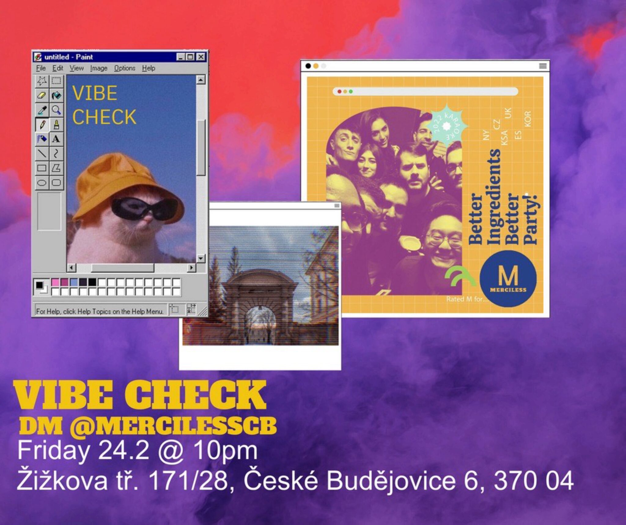 plakát k akci Merciless Vibe Check
