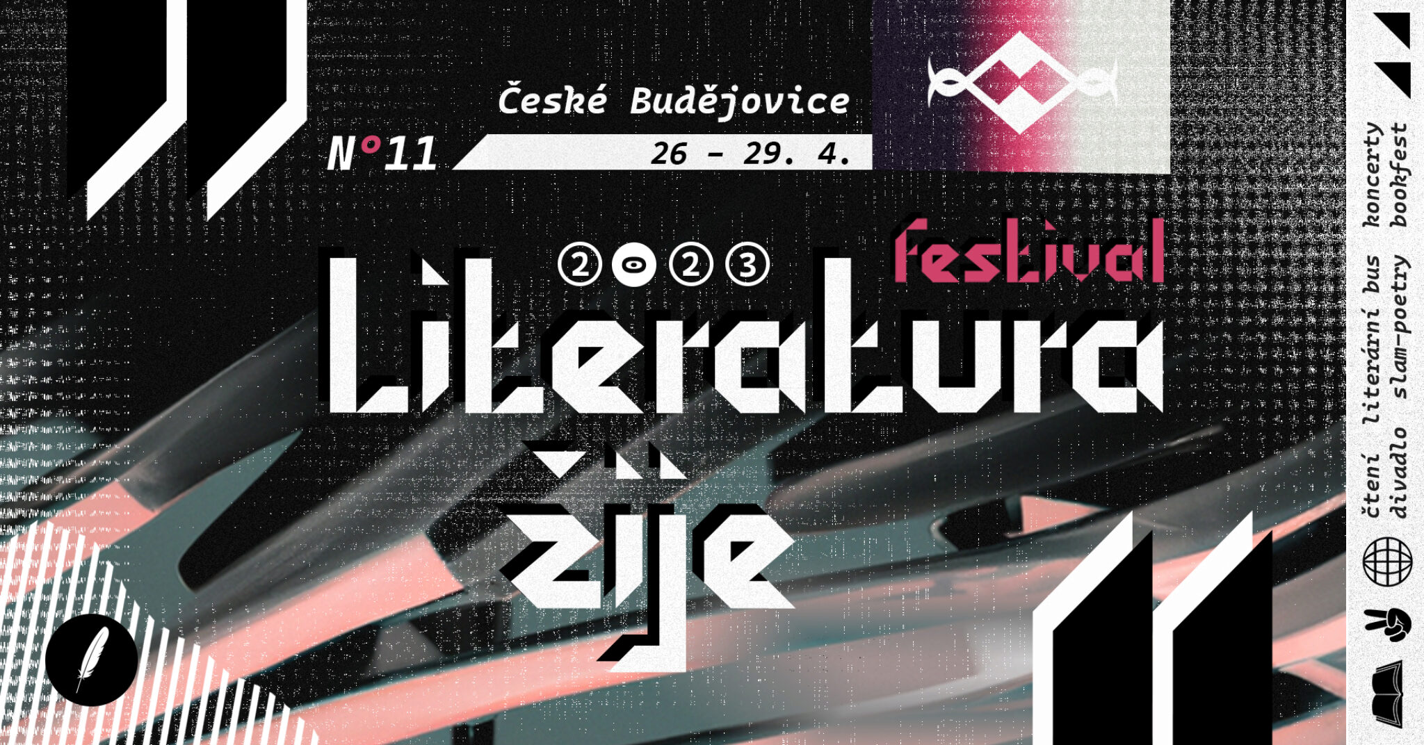 plakát k akci Literatura žije