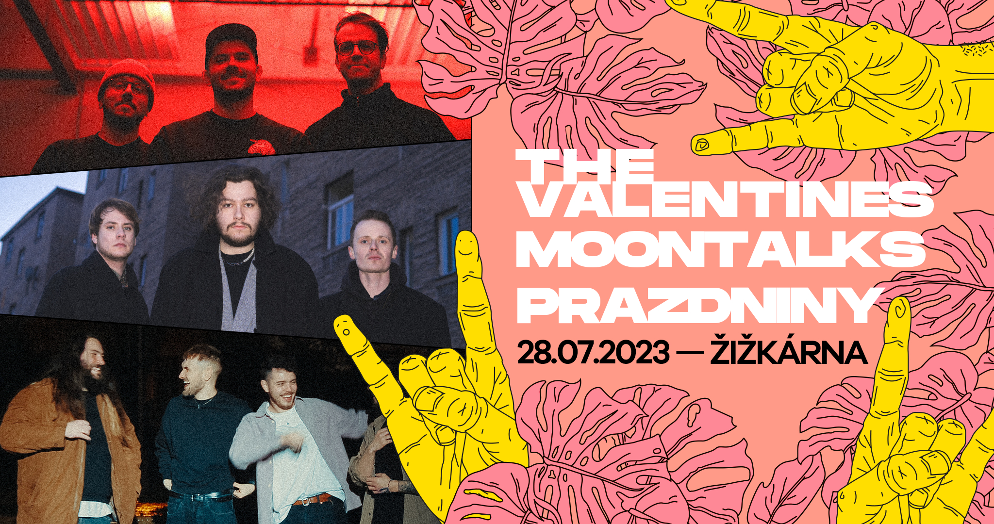 plakát k akci The Valentines & Moontalks & prazdniny // Žižkárna