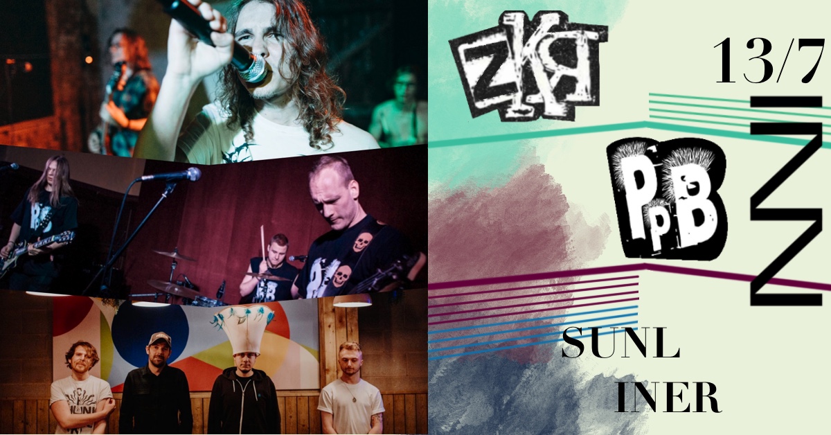 plakát k akci Sunliner & Zkouška Rázem & Prášek Proti Blbosti // Žižkárna