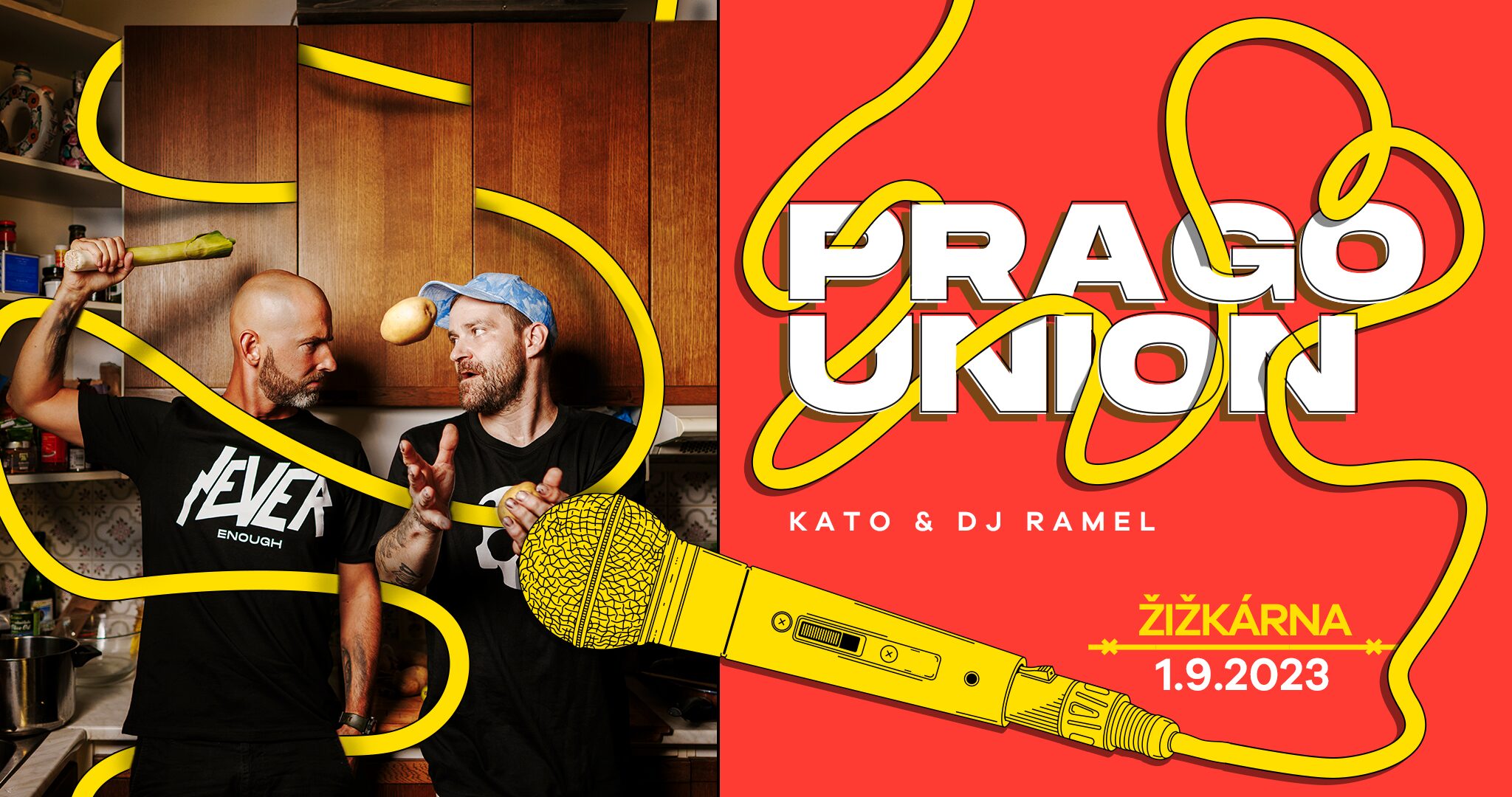 plakát k akci Prago Union: Kato, DJ Ramel, support Johnny le Pazz // Žižkárna